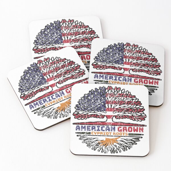 Item preview, Cyprus Cypriot Cypriote US American USA United States Tree Roots Flag designed and sold by FlagX.