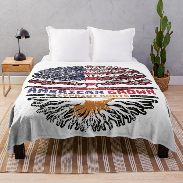 Item preview, Cyprus Cypriot Cypriote US American USA United States Tree Roots Flag designed and sold by FlagX.