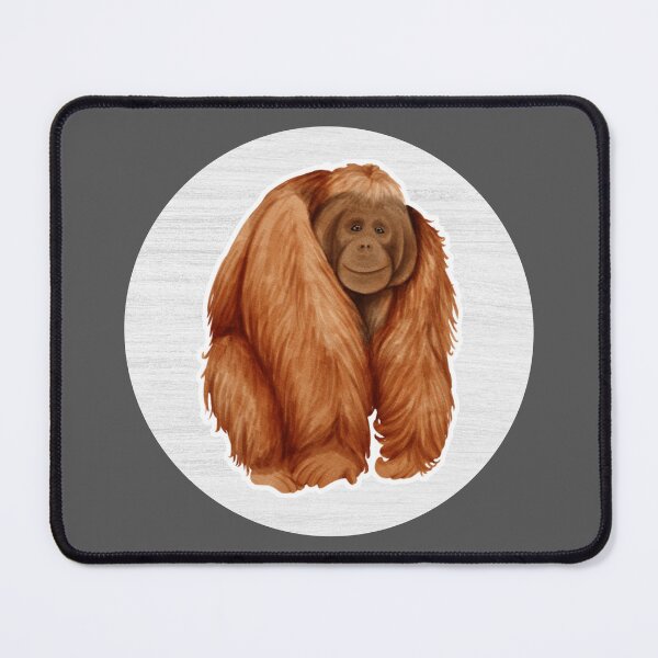 Item preview, Orangutan Watercolor Drawing designed and sold by LivingColorful.
