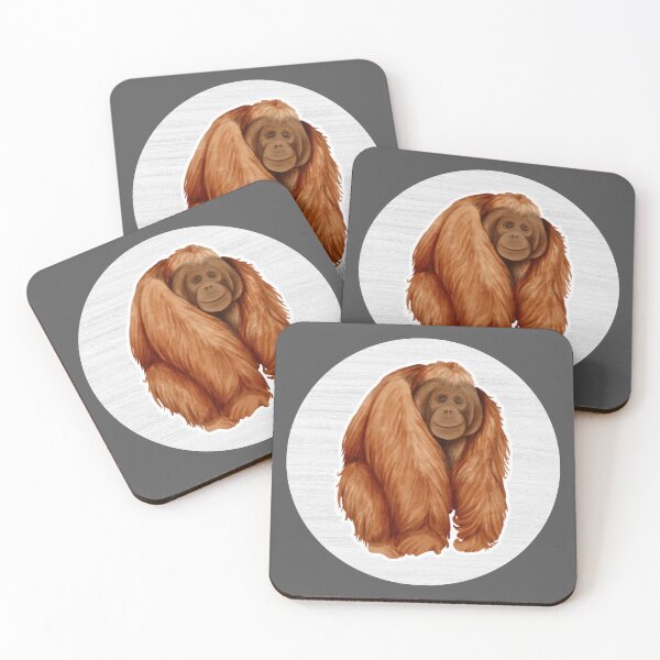 Item preview, Orangutan Watercolor Drawing designed and sold by LivingColorful.