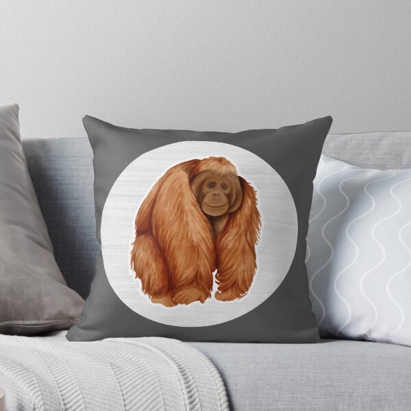 Item preview, Orangutan Watercolor Drawing designed and sold by LivingColorful.