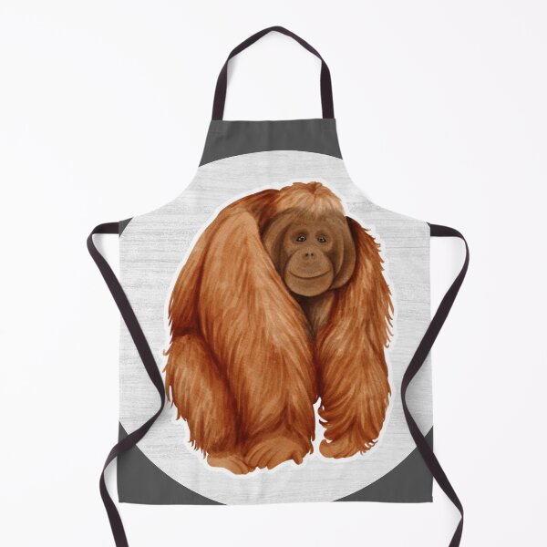Item preview, Orangutan Watercolor Drawing designed and sold by LivingColorful.