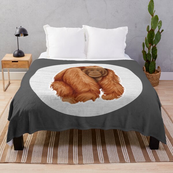 Item preview, Orangutan Watercolor Drawing designed and sold by LivingColorful.