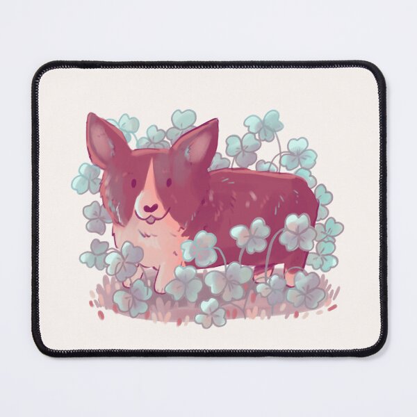 Item preview, Corgi with plants designed and sold by Artofmayara.