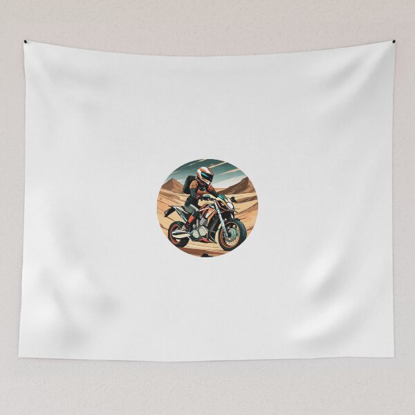 Item preview, Desert trail on a motorcycle designed and sold by BADESIGNZZ.