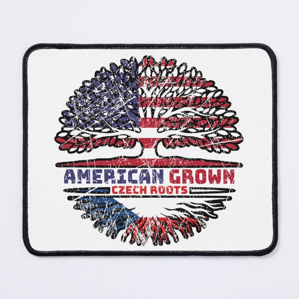 Item preview, Czech Republic Czech US American USA United States Tree Roots Flag designed and sold by FlagX.