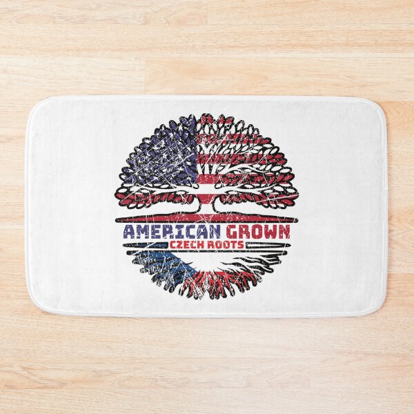 Item preview, Czech Republic Czech US American USA United States Tree Roots Flag designed and sold by FlagX.
