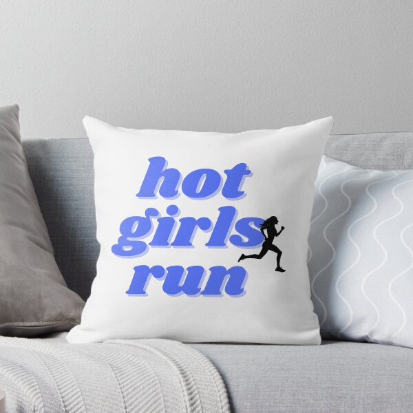 Item preview, Hot girls run, blue design  designed and sold by ChiWellness Shop.