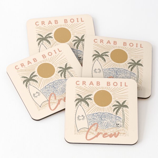 Item preview, Crab Boil Crew Beach Palm Trees Group Matching designed and sold by SunfullyYours.