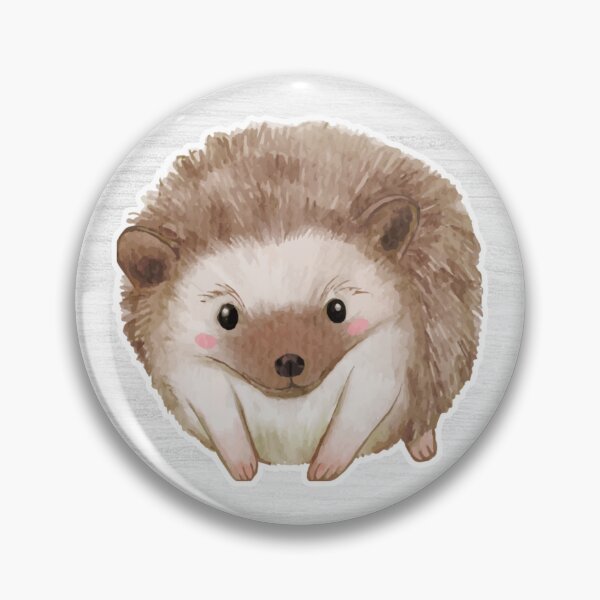 Item preview, Hedgehog Watercolor Drawing designed and sold by LivingColorful.