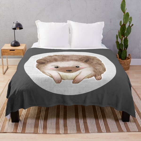 Item preview, Hedgehog Watercolor Drawing designed and sold by LivingColorful.