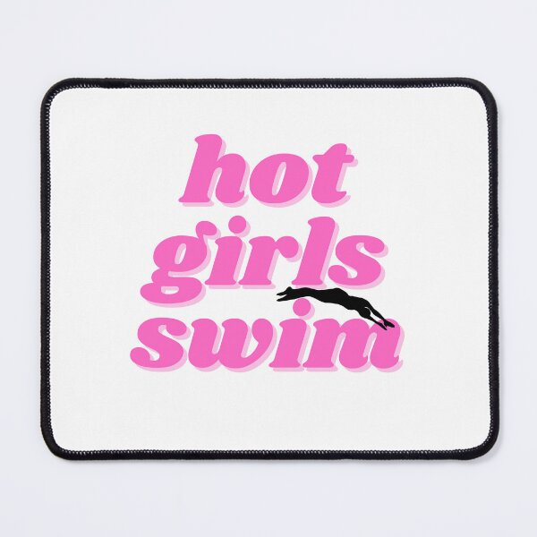 Item preview, hot girls swim, pink design designed and sold by ChiWellness Shop.