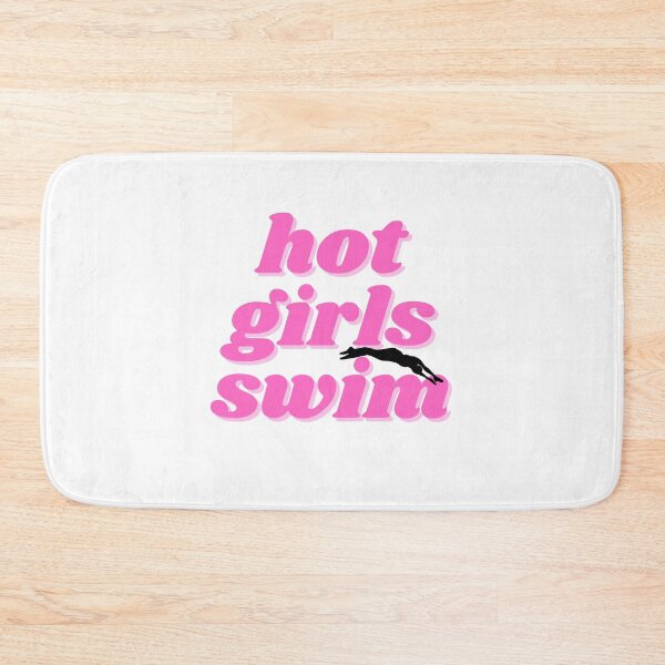 Item preview, hot girls swim, pink design designed and sold by ChiWellness Shop.