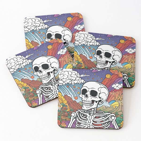 Item preview, Skeleton Rainbow Paradise designed and sold by Ashley's Art Shoppe.