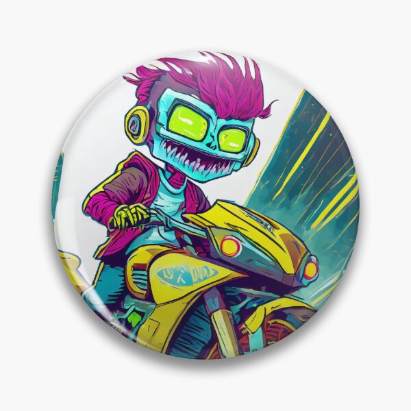Item preview, Zombie boy on a motorcycle designed and sold by BADESIGNZZ.