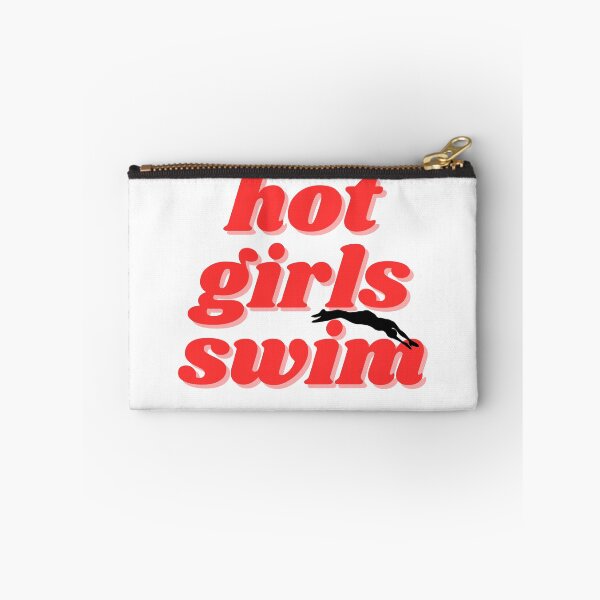 Item preview, hot girls swim, red design designed and sold by ChiWellness Shop.