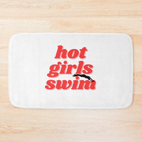 Item preview, hot girls swim, red design designed and sold by ChiWellness Shop.
