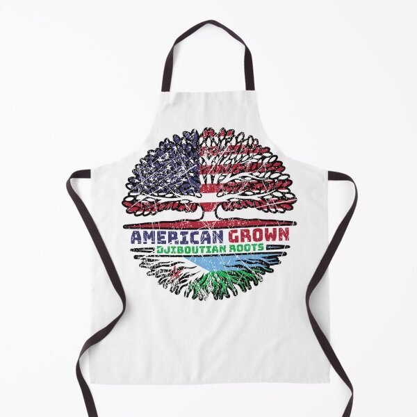 Item preview, Djibouti Djiboutian American USA Tree Roots Flag designed and sold by FlagX.