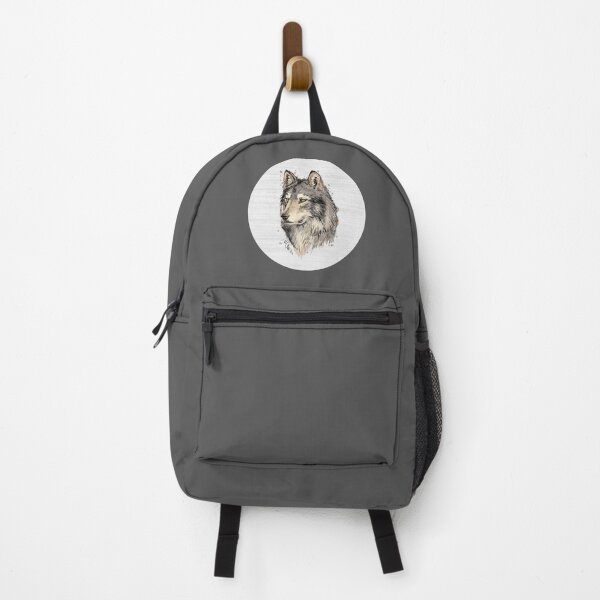 Item preview, Watercolor Drawing of a Wolf designed and sold by LivingColorful.
