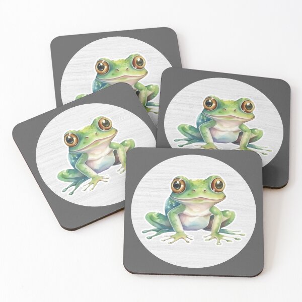 Item preview, Watercolor Drawing of a Frog designed and sold by LivingColorful.