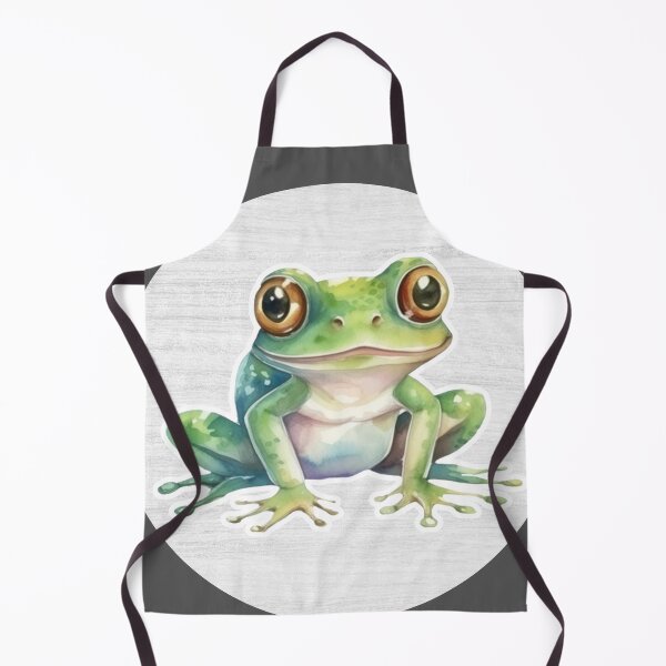 Item preview, Watercolor Drawing of a Frog designed and sold by LivingColorful.