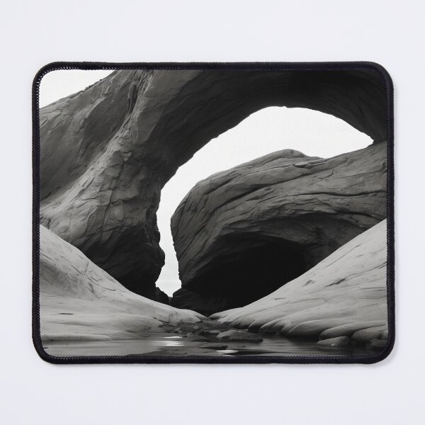 Item preview, Timeless Serenity: Monochromatic Abstract Nature Photographic Print designed and sold by ShadeScapeArt.