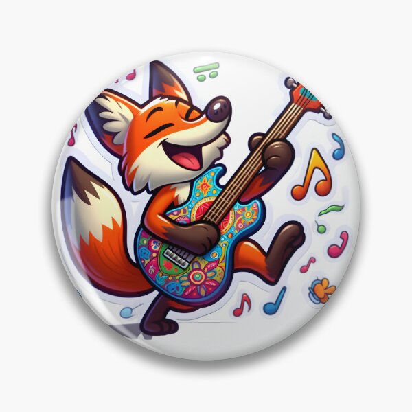 Item preview, Fox's Guitar Tune designed and sold by AI-Only Creations.