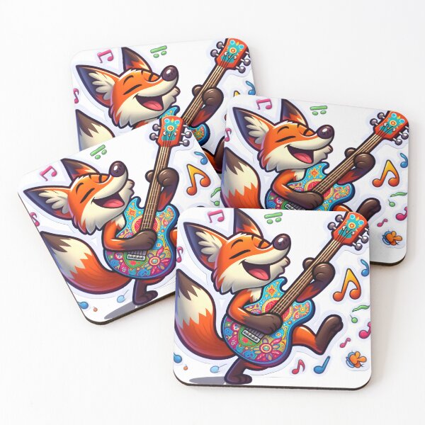 Item preview, Fox's Guitar Tune designed and sold by AI-Only Creations.
