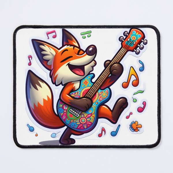 Item preview, Fox's Guitar Tune designed and sold by AI-Only Creations.