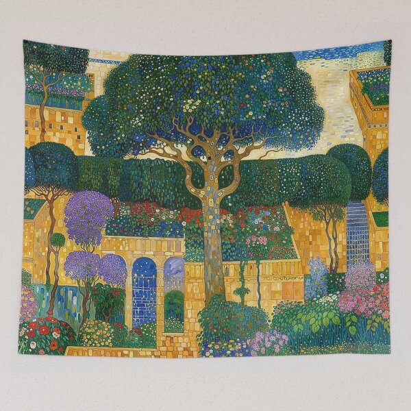 Item preview, Klimt Hanging Gardens of Babylon designed and sold by maniacfitness.