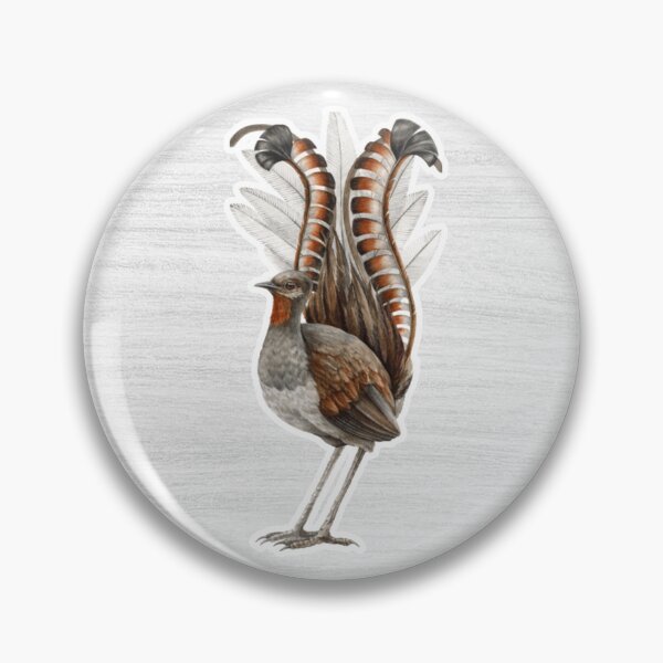 Item preview, Lyrebird Watercolor Drawing designed and sold by LivingColorful.