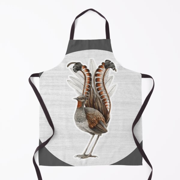 Item preview, Lyrebird Watercolor Drawing designed and sold by LivingColorful.
