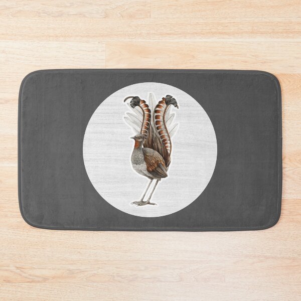 Item preview, Lyrebird Watercolor Drawing designed and sold by LivingColorful.