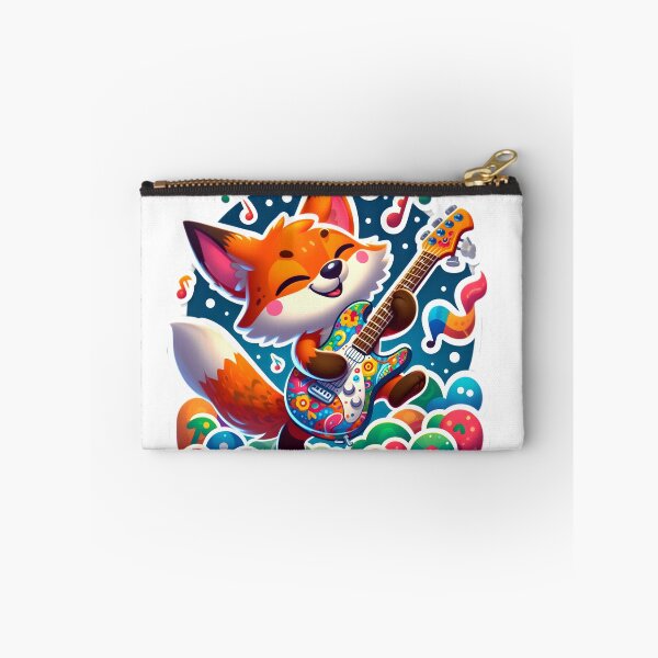 Item preview, Strumming Fox designed and sold by AI-Only Creations.