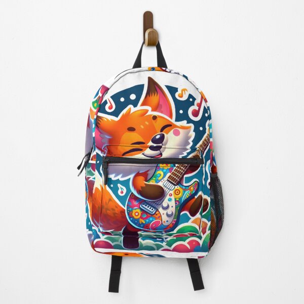 Item preview, Strumming Fox designed and sold by AI-Only Creations.