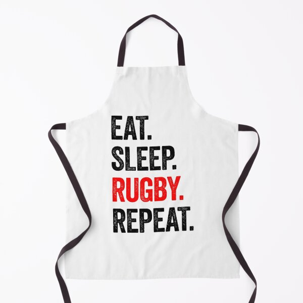 Item preview, Eat. Sleep. Rugby. Repeat. designed and sold by Angry Swan Designs.