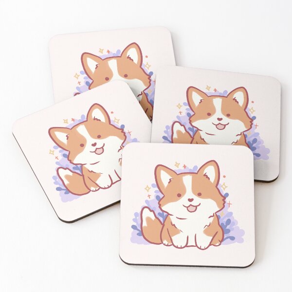 Item preview, Cute corgi with plants  designed and sold by Artofmayara.