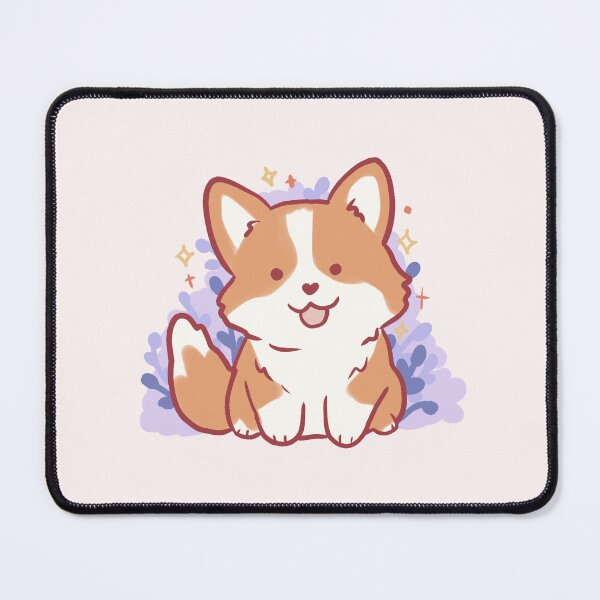 Item preview, Cute corgi with plants designed and sold by Artofmayara.