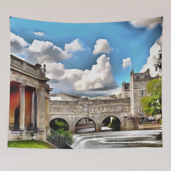 Item preview, Bath, Pulteney Bridge, Acrylic version designed and sold by JonDelorme.
