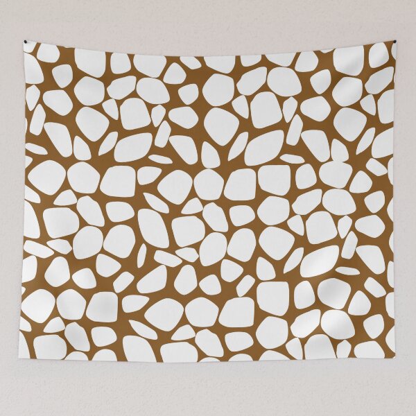 Item preview,  Born to Spot: The White Giraffe Spots on Brown designed and sold by IraNiva.