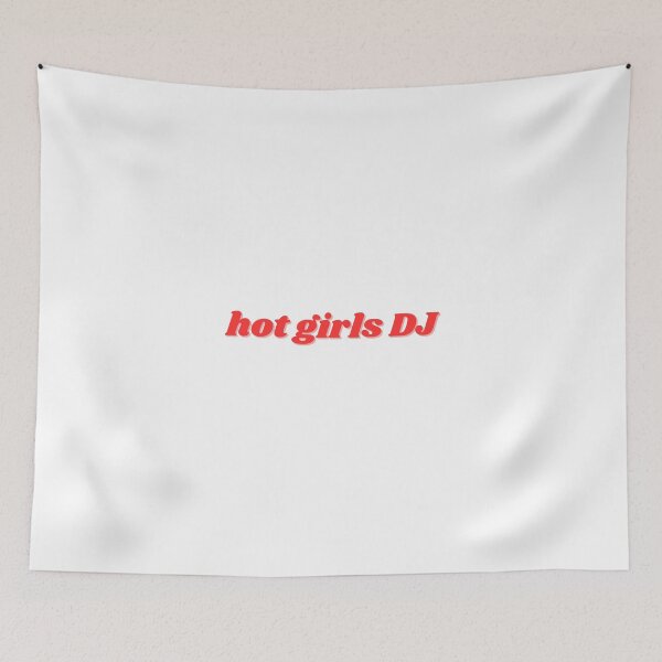 Item preview, hot girls DJ, red design designed and sold by ChiWellness Shop.