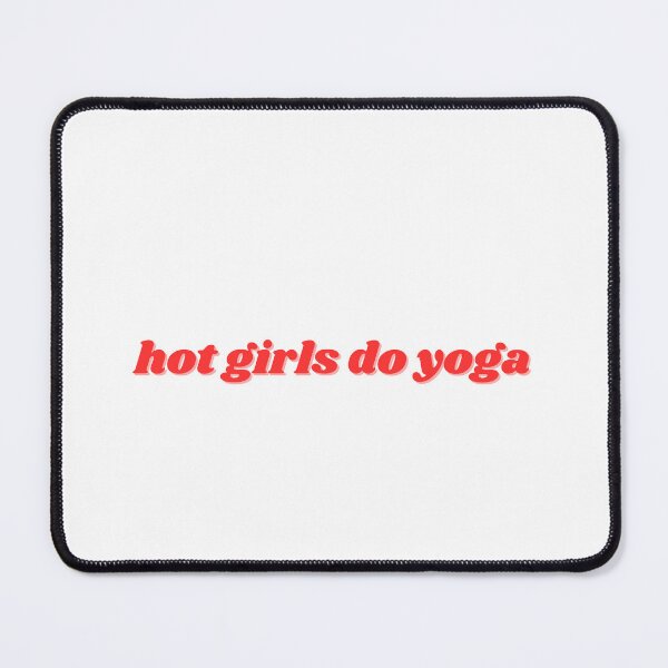 Item preview, hot girls do yoga, red deign designed and sold by ChiWellness Shop.