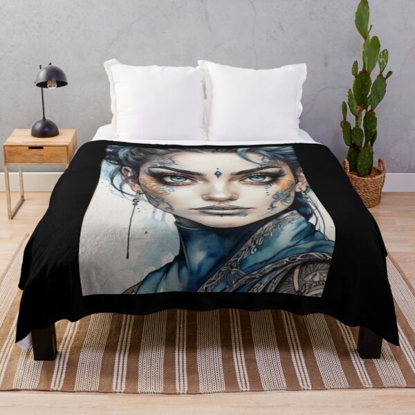 Item preview, Beautiful girl with tattoos designed and sold by ArtCraftLab.