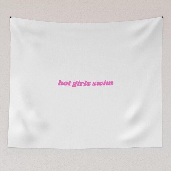 Item preview, hot girls swim, pink design designed and sold by ChiWellness Shop.