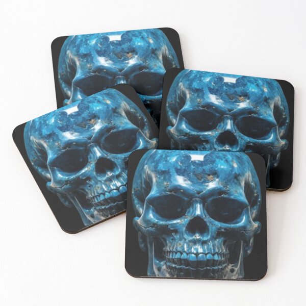 Item preview, Crystal Skull (Cavansite) designed and sold by Zendragon-Store.