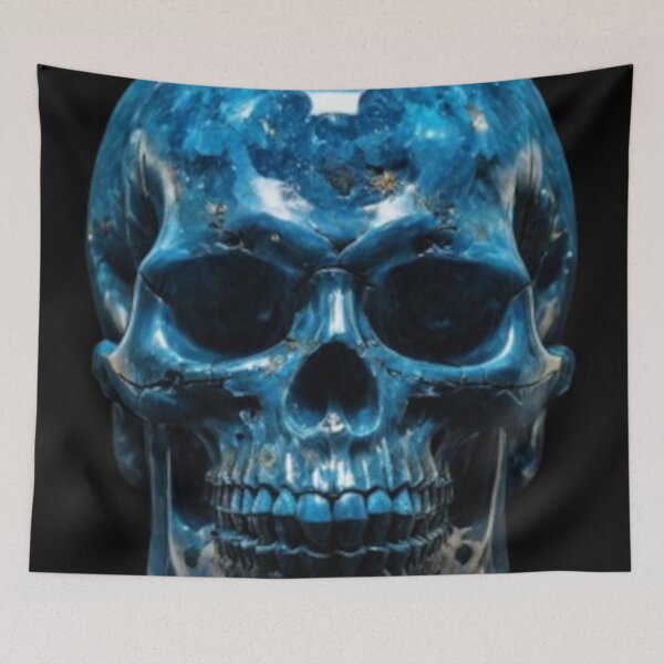 Item preview, Crystal Skull (Cavansite) designed and sold by Zendragon-Store.