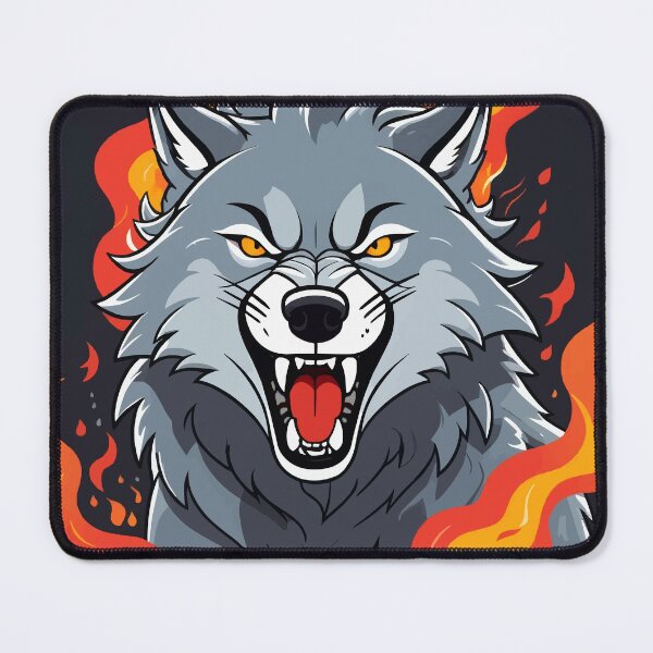 Item preview, Fierce Gray Wolf designed and sold by WildlifeInc.