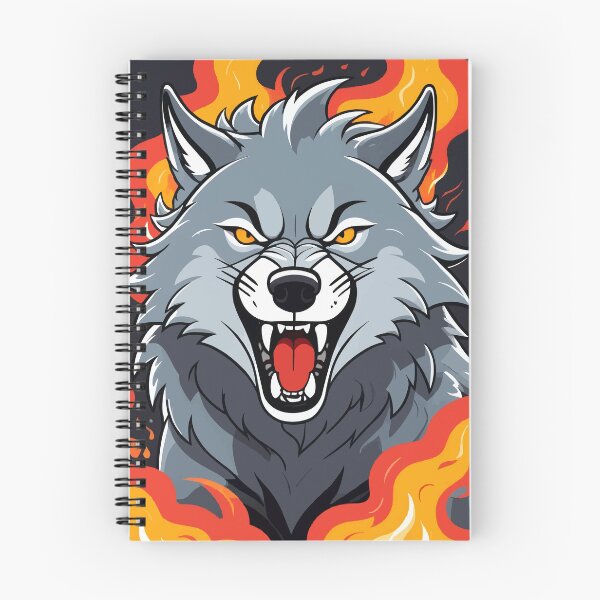 Item preview, Fierce Gray Wolf designed and sold by WildlifeInc.