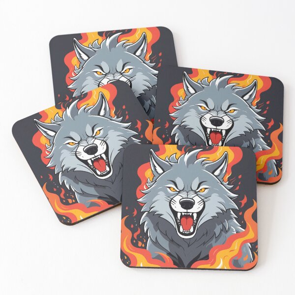Item preview, Fierce Gray Wolf designed and sold by WildlifeInc.