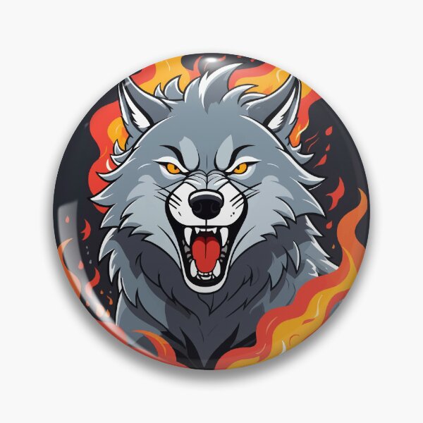 Item preview, Fierce Gray Wolf designed and sold by WildlifeInc.